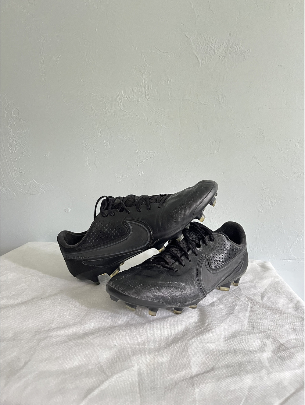 Nike Tiempo Legend 9 Elite black Soccer Cleats US Size 8.5